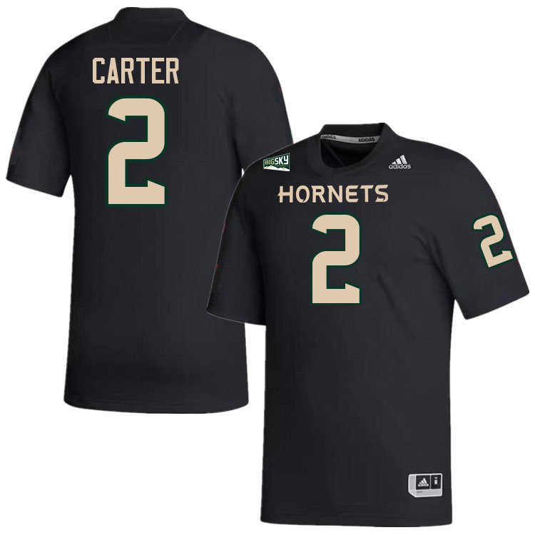 Sacramento State Hornets #2 DeAndre Carter College Football Jerseys Stitched Sale-Black